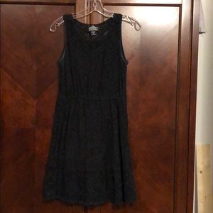 Black cotton dress